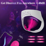 Wearable 3-in-1 App-Controlled Vibrator – Remote Adult Toy with Thrusting & Bunny Modes