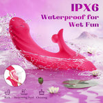 Thrusting Rabbit Vibrator for Women - 10 Vibration & 7 Thrust Modes, Heating