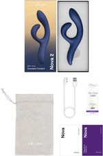 Dual Rabbit Vibrator with App Control & 10 Modes for G-Spot & Clitoral Pleasure