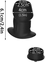 Hollow Anal Butt Plug with Stopper for Couples, Enema Dilator, Beginner to Advanced