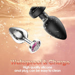 Dual Anal Plug Vibrator – Remote Control, 10 Modes, Prostate Massager for Men & Women