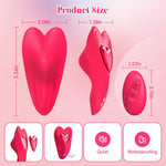 Wearable Remote Control Vibrator – App-Controlled Couples Toy with 10 Modes (Red)