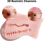 Realistic Male Masturbator Torso with Vagina & Anal – Hands-Free Adult Toy