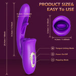 APP-Controlled Rose Vibrator – 9 Modes, Licking, Sucking & G-Spot Stimulation