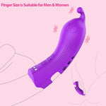 Purple Finger Vibrator – App-Controlled, 9 Modes, Waterproof & Rechargeable
