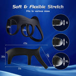 Vibrating Cock Ring for Men – 10-Mode Extender & Couples Stimulation Toy
