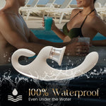 Bendable Clit Sucking Vibrator – 8 Vibration & 3 Suction Modes, Waterproof Silicone