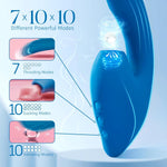 Thrusting Dildo Vibrator – 3-in-1 G-Spot & Clitoral Stimulator with Suction & Vibration