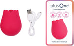 Rose Clitoral Vibrator for Women – Waterproof, Body-Safe Silicone, 10 Pulsing Modes