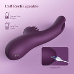 Clitoral & G-Spot Stimulating Rabbit Vibrator with 10 Vibration Modes for Women
