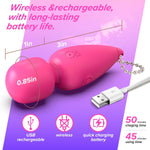 Rechargeable Mini Wand Vibrator – 10 Modes, Quiet & Waterproof Clitoral Stimulator