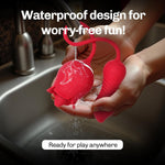 Rose Vibrator Dildo | Thrusting Sex Toy for Women & Couples' Intimacy