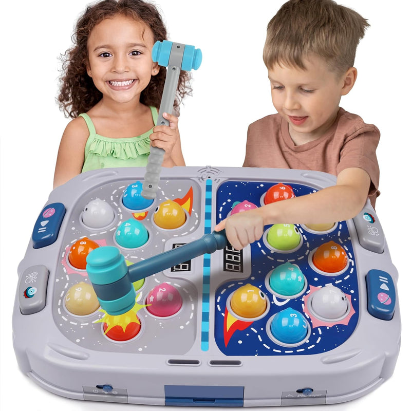 Whack Mole Game For Toddlers, Toys For 3+ Year Old Boys, Interactive Poundi