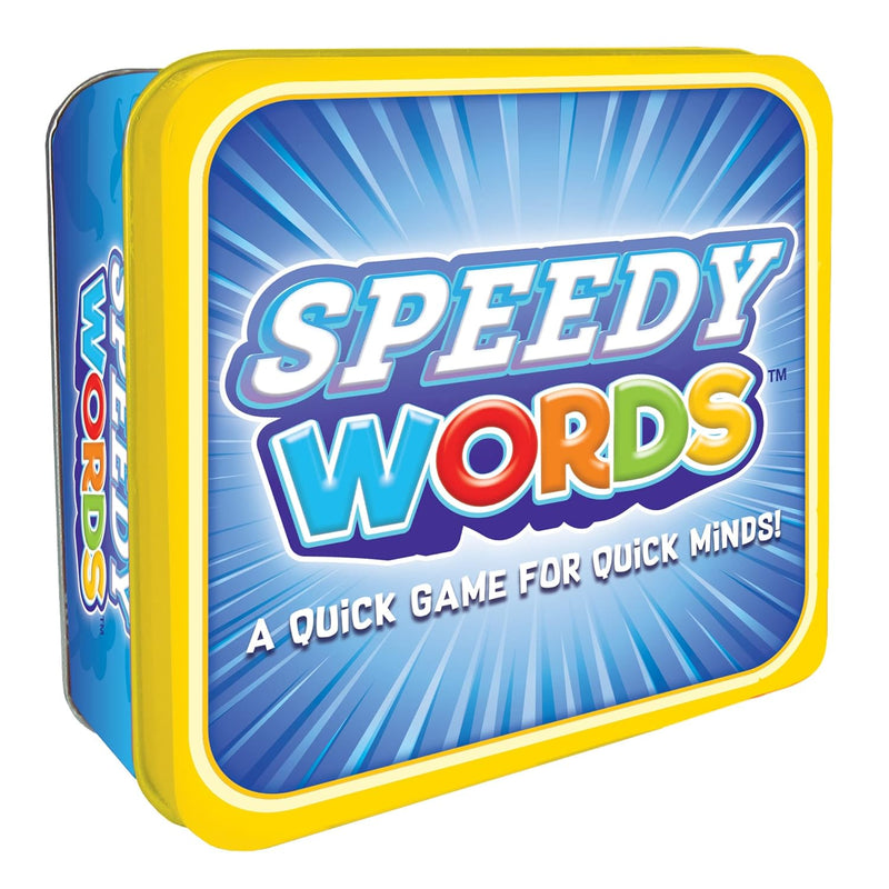 Speedy Words Quick Word Game, On The Go Educational Kids And Adult Card Games,