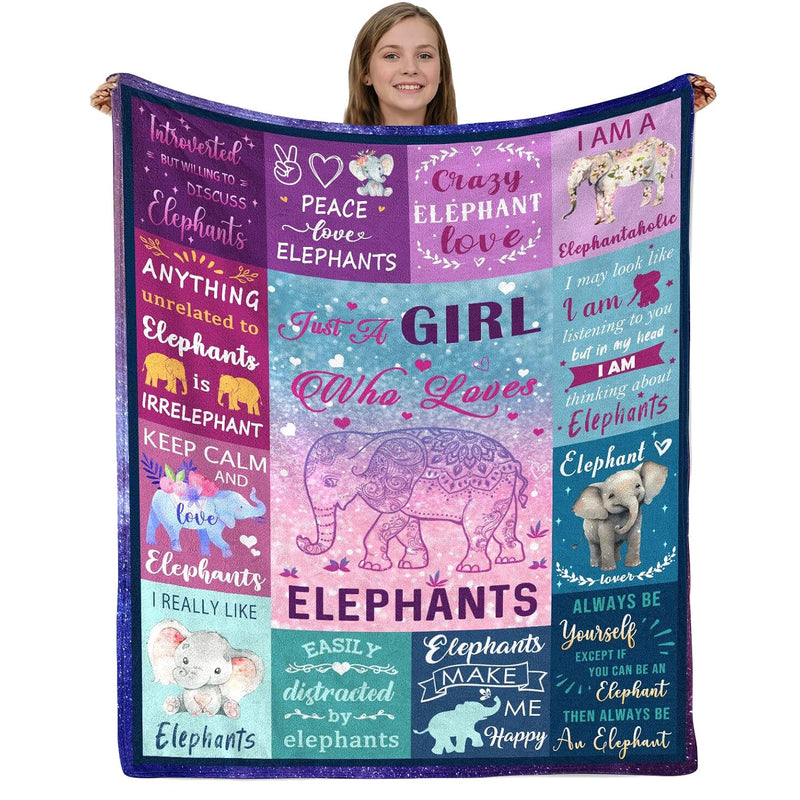 Elephant Gifts For Girls Women Elephant Blanket For Girls Best Gifts For Eleph