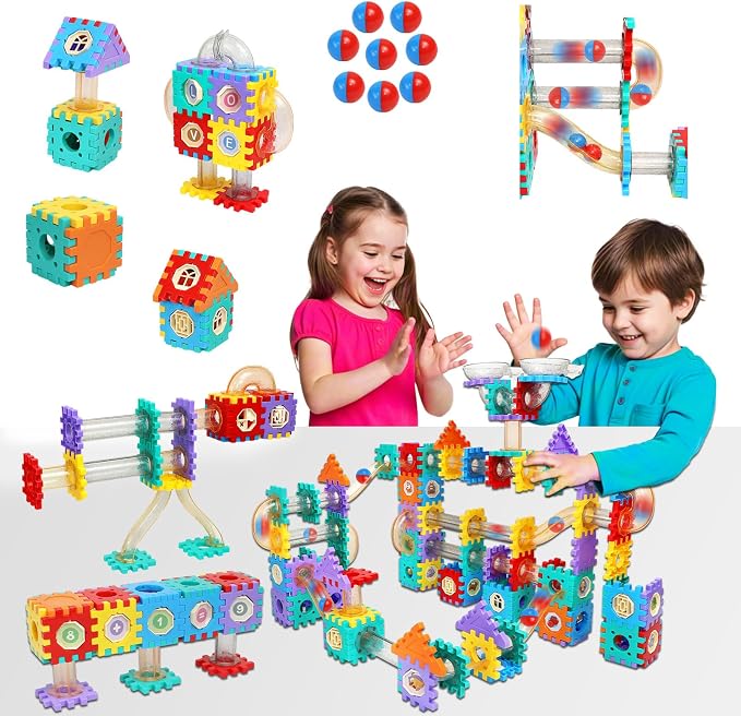 234-Piece Marble Run Building Set for Kids STEM Learning Toy