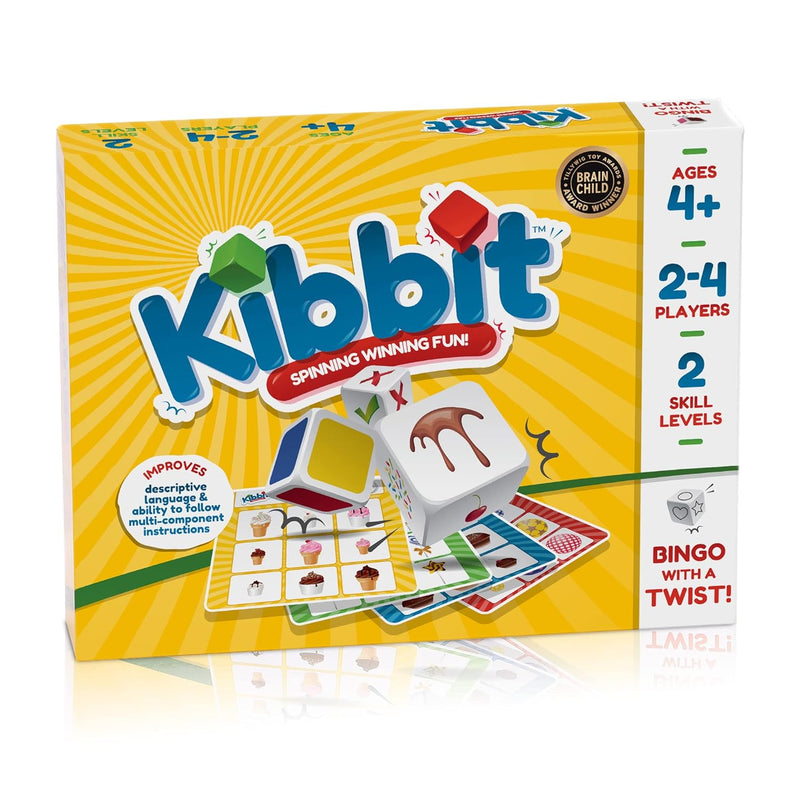 Kibbit Bingo Style Game Targeting Descriptive Language, Sentence Structure,