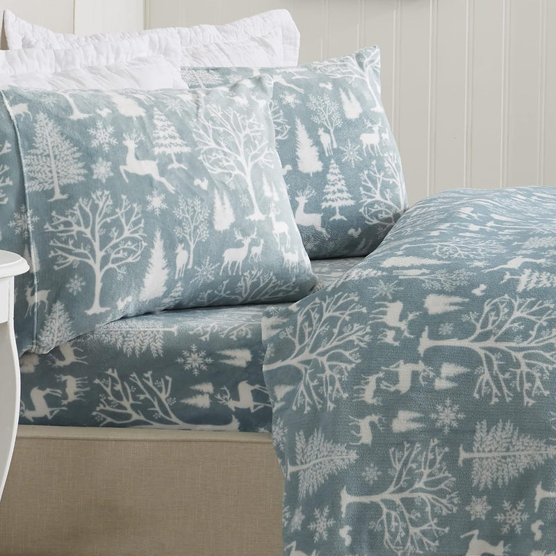 Extra Soft Velvet Plush Micro Fleece Winter Sheet Set | Deluxe Microplush Non