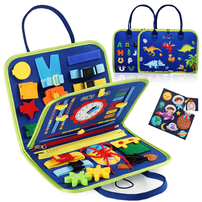 Busy Board Montessori Toy For 1 2 3 4 Year Old Toddlers Educational Activit