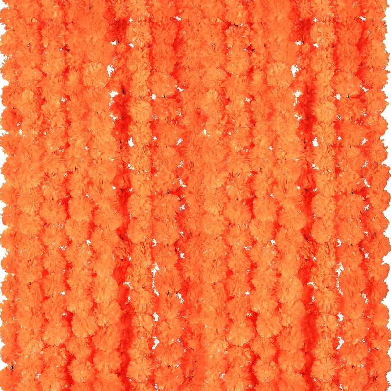 15 Pack Marigold Garland 5 Ft Long Strands Faux Marigold Flowers Faux Flower G