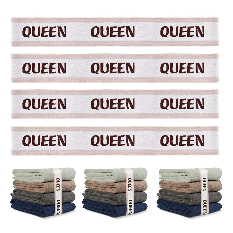 4Pack Bed Sheet Organizer Bands, Sheet Set Bands Closet Organization Sheet Str