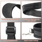 Adjustable BDSM Bed Restraint Set with Handcuffs & Leg Straps for Couples Play