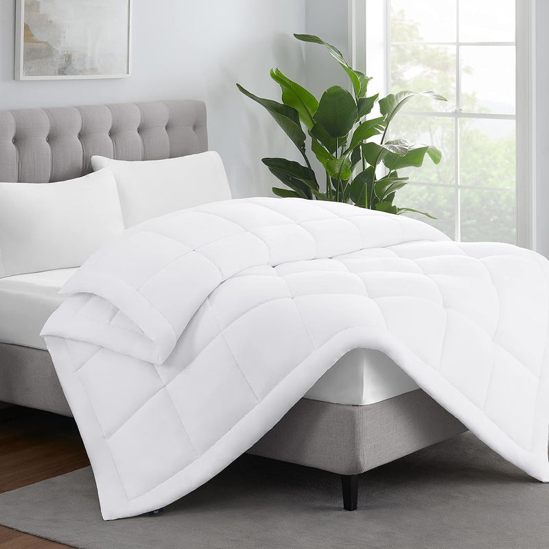 Comfortsure Down Alternative Comforter, Soft Box Stitched Duvet Insert, Quilte