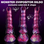 10" Monster Dildo Fantasy Ovipositor Dildo With 4 Eggs, Big Dog Knot Dildos Horse Cock Dildos With Inflatable Pump, Anal Toys For Men Gay, Adult Sex Toys For Women Men Couples