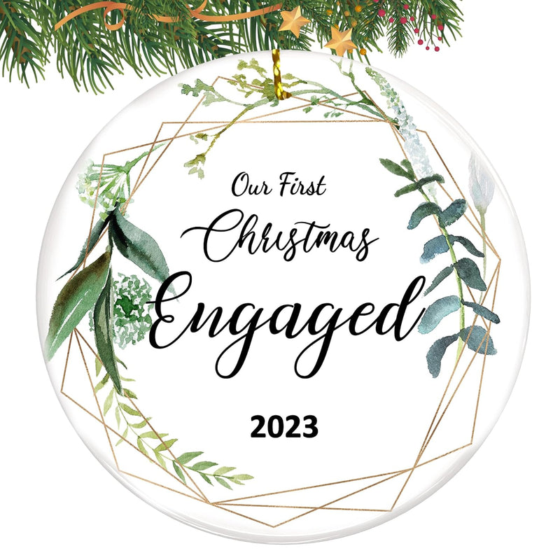 Our First Christmas Engaged 2023, Engagement Gifts For Couples, Engaged Christ
