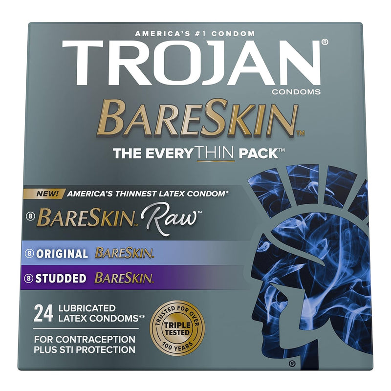 Bareskin & Ultra Thin Condoms Variety Pack - 24 & 36 Count