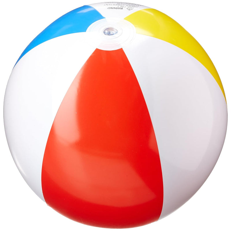 Intex FBA_59020Ep 3 Pack Glossy Panel Colorful Beach Ball Inflatable Pool,