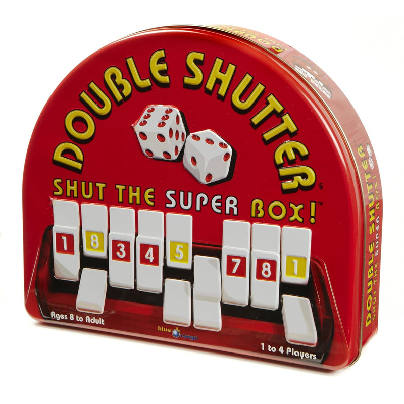 Blue Orange Games Double Shutter Shut The Box Dice Game, Fun Math and Strat