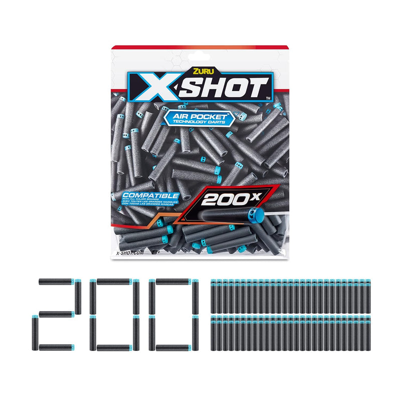 XShot Darts Refill Pack by ZURU Universally Compatible Foam Darts Refill Pa