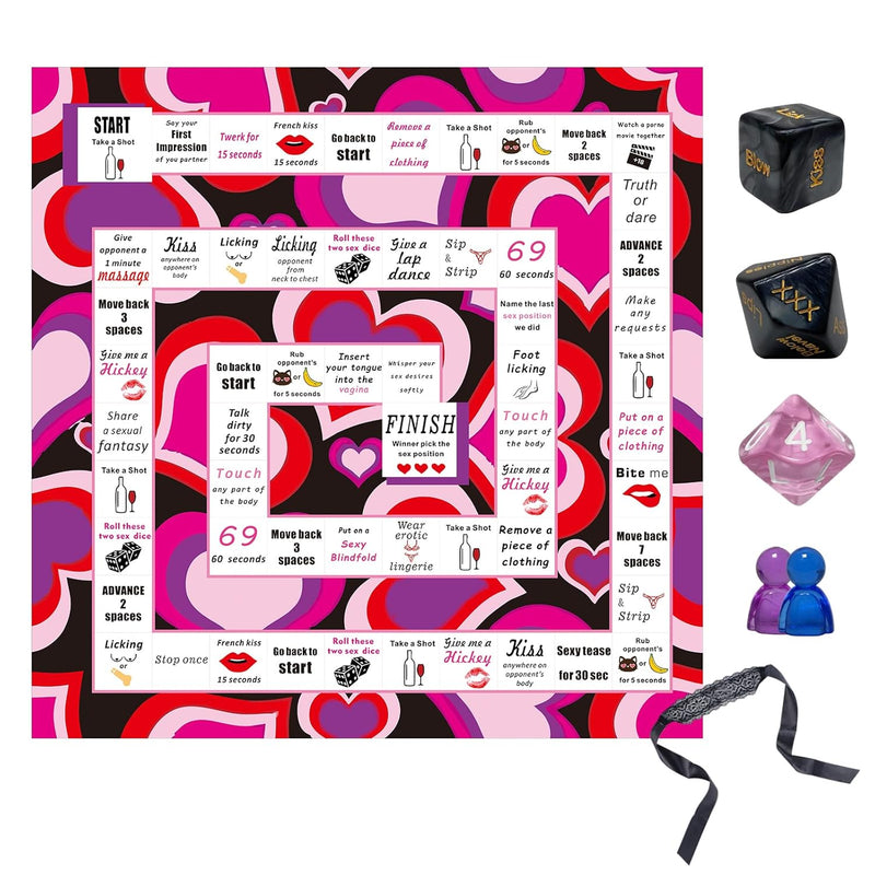 Couple Board Game For Date Night - Romantic Couple Games For Date Night Sexy Board Games For Couples Sex Games For Couples Sex Dice Game Sex Board Game For 2 Players
