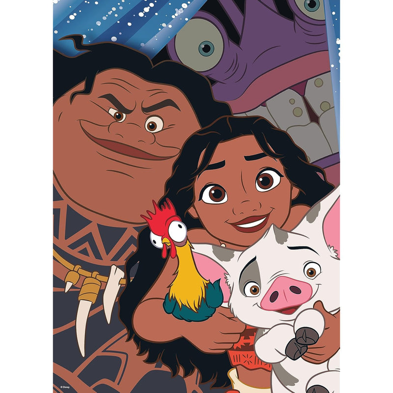 Ceaco - Disney's 100th Anniversary - Moana - Selfies - 200 Piece Jigsaw Puz
