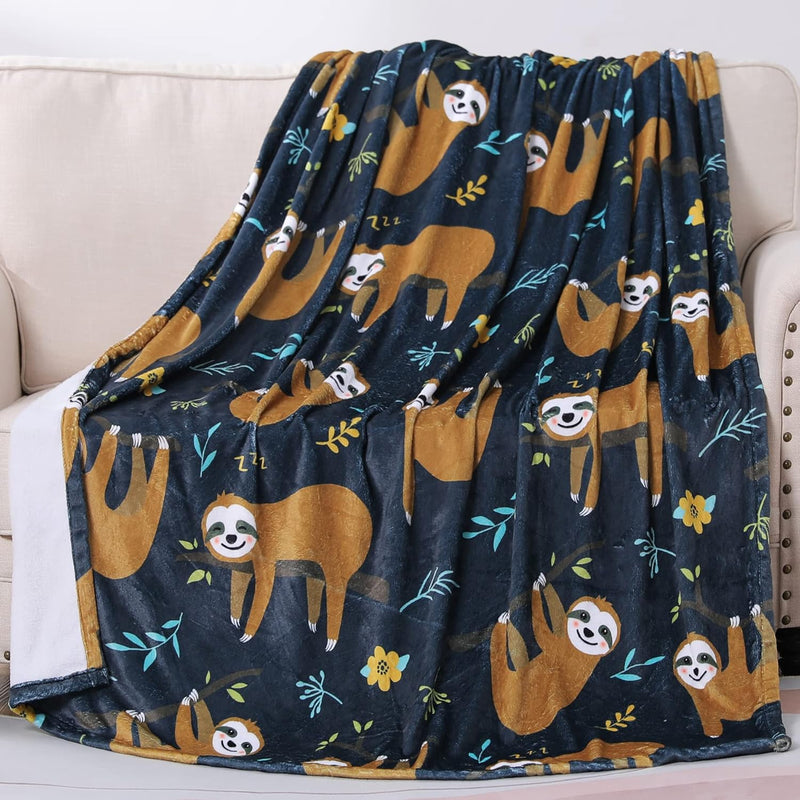 Sloth Blanket Cute Kids Throw Blanket Sloth Gifts For Kids Adults Sloths Lover