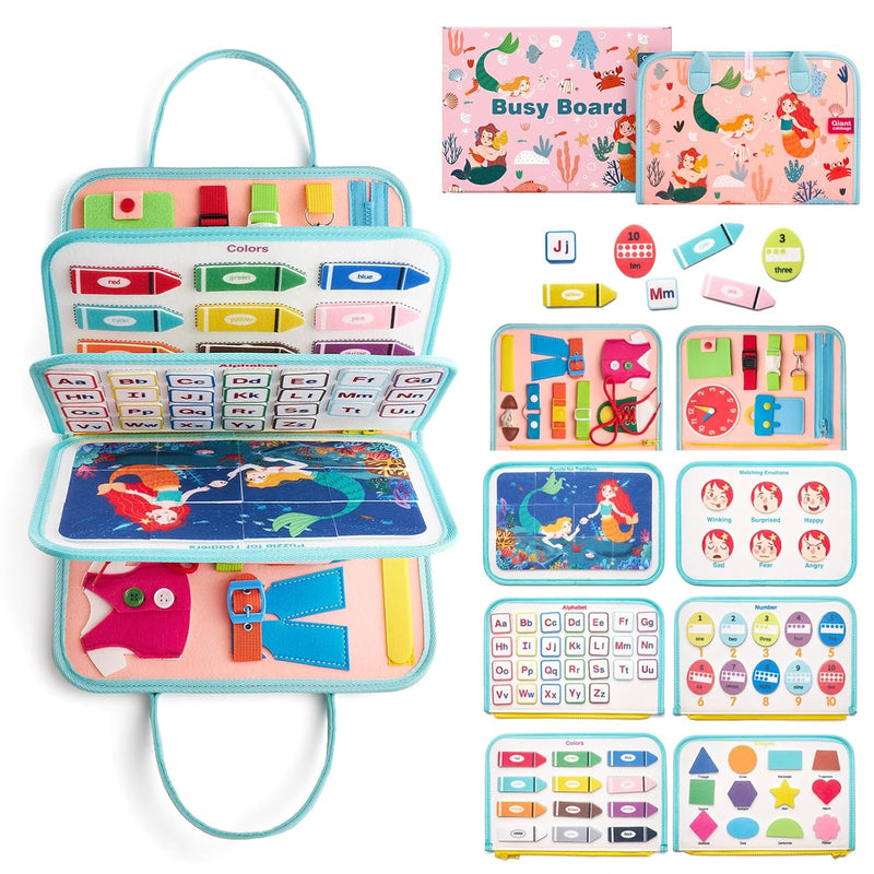 Busy Board Sensory Toys For Toddlers 1 2 3 4, Toddler Travel Activities Edu