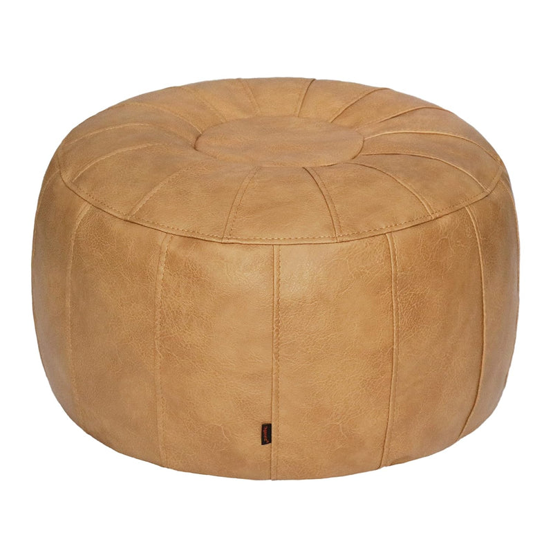Unstuffed Moroccan Ottoman Pouf Cover, Ottoman Footstool Storage Solution, Bea