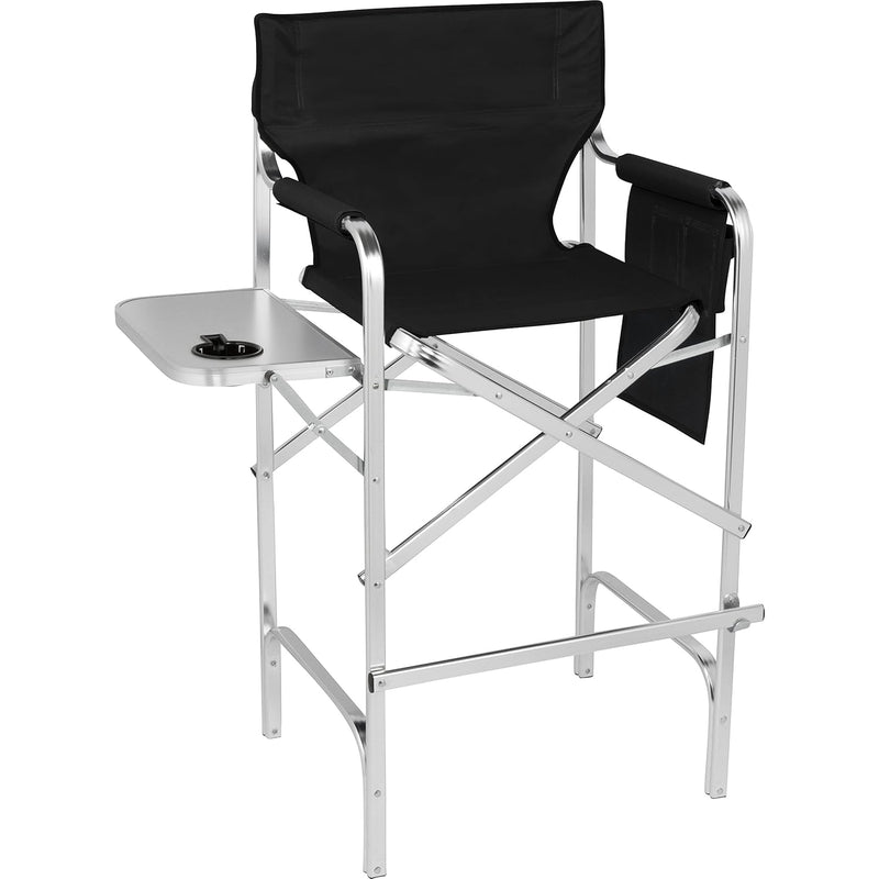 Director'S Chair, Aluminum, Black