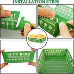 Football Party Decorations Football Party Supplies-50Pcs Football Party Favors Football Paper Food Tray Football Disposable Serving Boats for Football Birthday Party Superbowl Party Decorations
