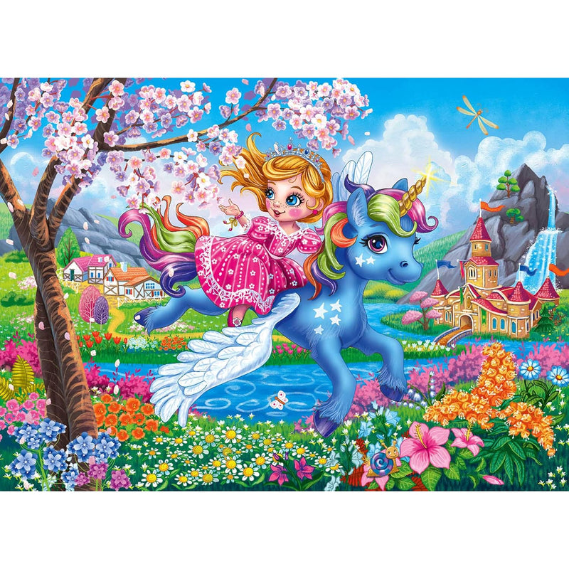 Puzzles For Kids Ages 4 8 Kids Puzzles Ages 6 8 Princess With Her Unicorn 1
