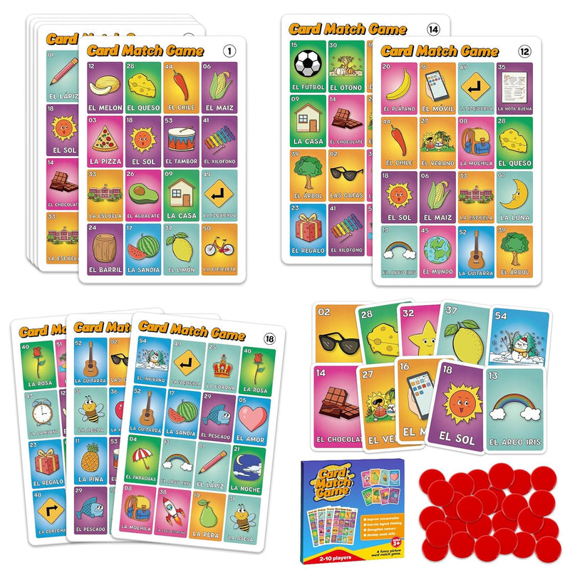 Loteria Mexican Bingo,Juegos De Mesa,Sight Word Bingo Games For Kindergarte