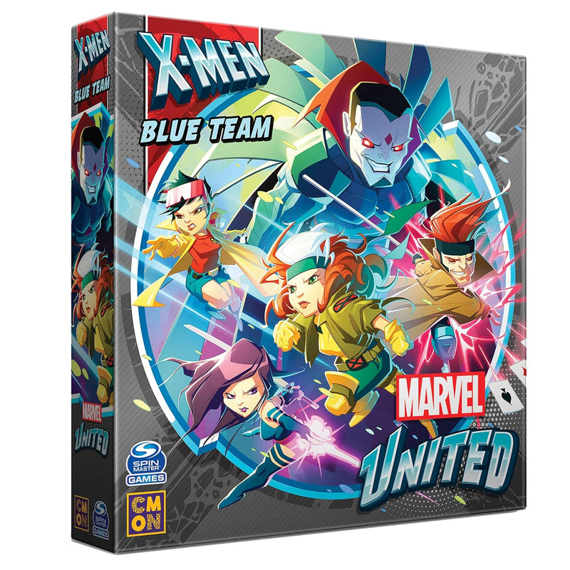 CMON Marvel United X-Men Blue Team Expansion | Tabletop Miniatures Game | S