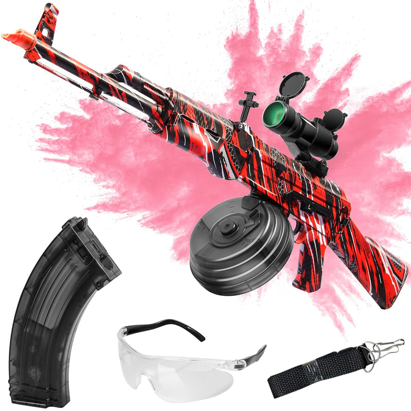 Large Akm 47 Gel Ball Blaster 200Fps And Shoot Up To 100Ft Gel Ball Blaster