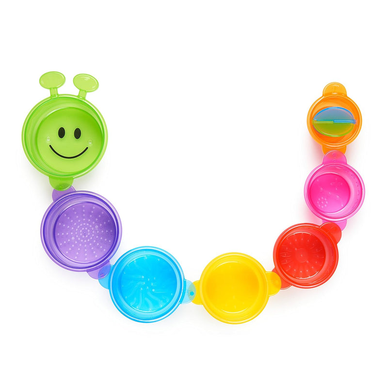 Munchkin Caterpillar Spillers Stacking and Straining Cups Baby and Toddler