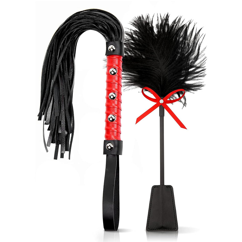 Faux Horse Set, Riding Whips For Horses, Feather Tickler, French Tickler, Short Whip Horse