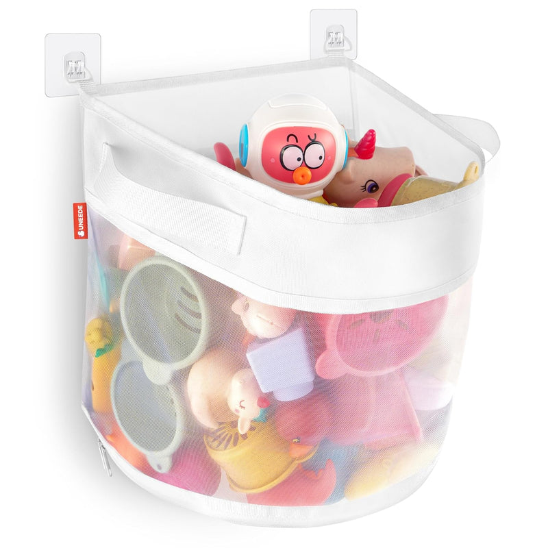 Bath Toy Organizer,4 Gallons Bathtub Toy Storage Organizer,Quick Access Bat