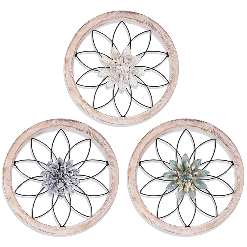 3 Pieces Ultra-Thick Farmhouse Wall Decor Rustic Home Decor Farmhouse Hanging