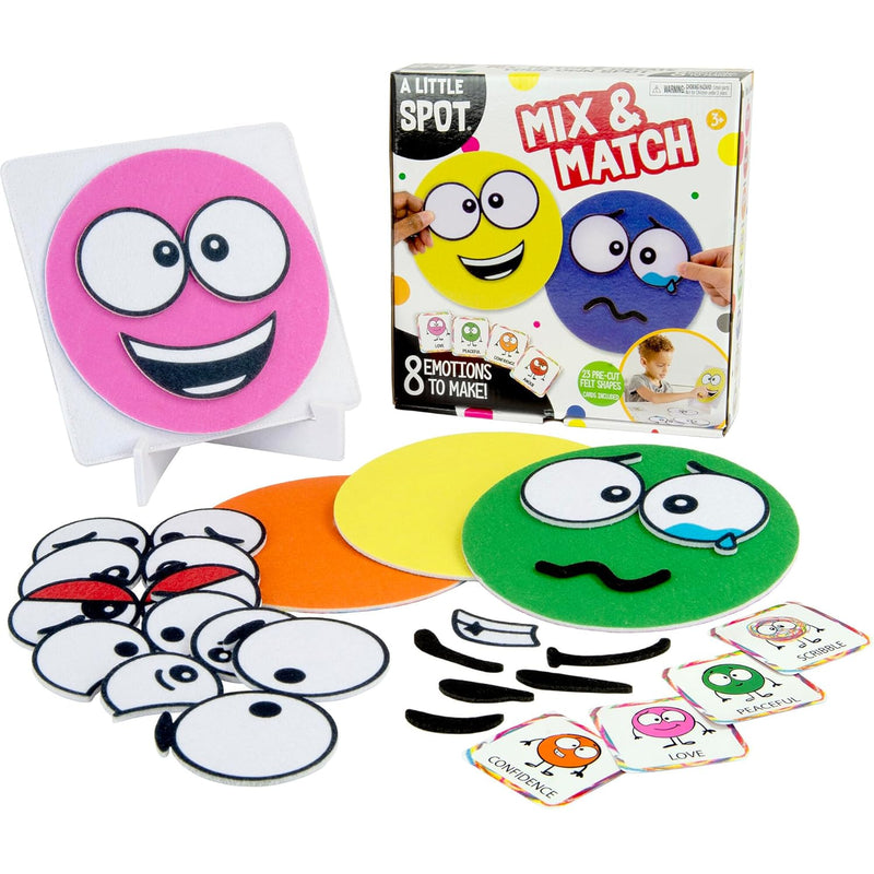 TOMY A Little Spot Mix and Match Kids' Craft Kit - Social Emotional Learnin