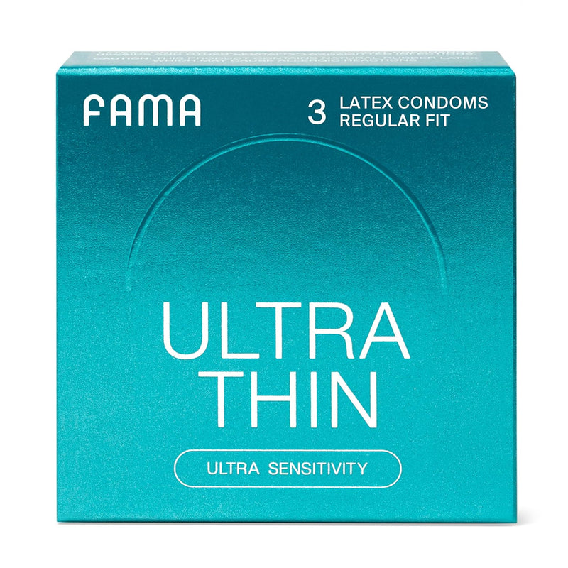 Ultra Thin Condoms – 0.04Mm, Extra Lubricated, 25% Thinner Natural Latex, 3 Pack, Fda-Cleared, 53Mm Diameter, Hypoallergenic, Odorless, Long-Lasting Comfort